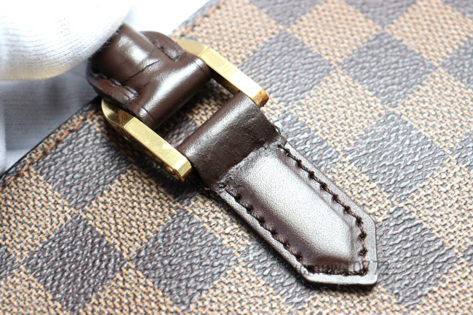 ■LOUIS VUITTON ダミエ トリアナ レザー 2way ハンドバッグ ルイヴィトン■1120ah26450_画像10