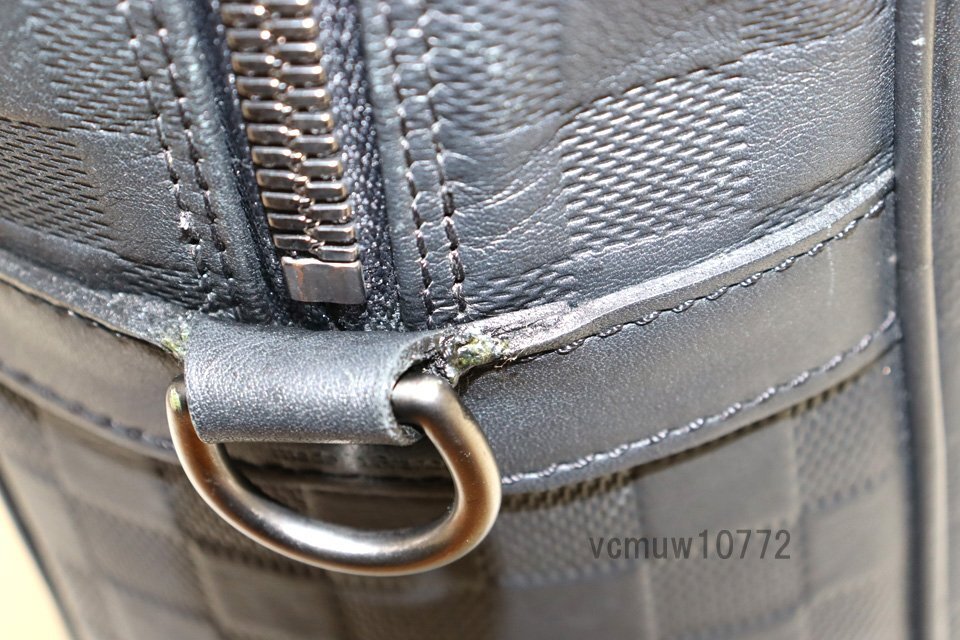 ■LOUIS VUITTON ダミエアンフィニ PDV GM レザー 2way ビジネスバッグ ブリーフケース ルイヴィトン■1120ah21019_画像8