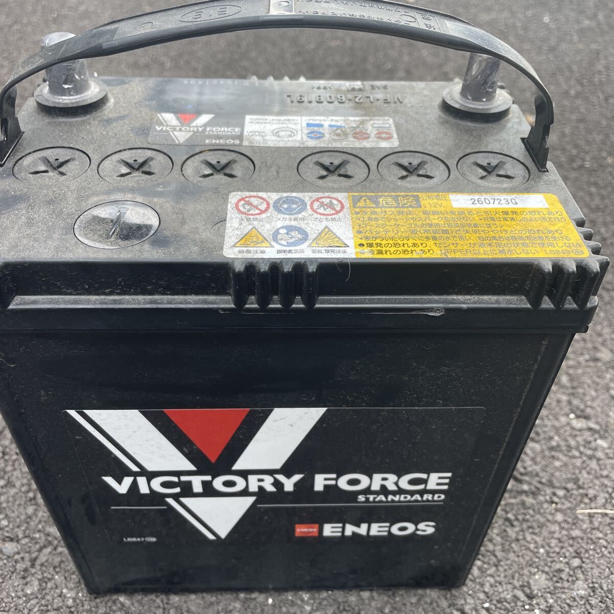 エネオスバッテリー　VF-L2-60B19L 中古品　送料着払い　ダイハツ　スズキ　日産　スバル_画像1