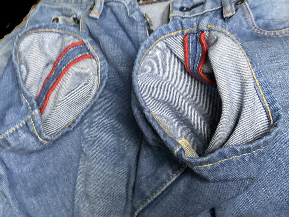 W32(L76cm)【KATO' GRANDMA MAMA DAUGHTER｜デニム】カトー ライトブルー 加工 ジーンズ 赤耳_画像9