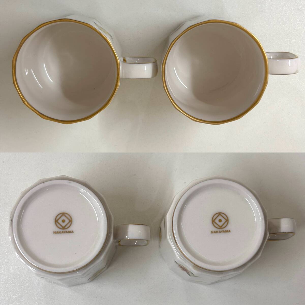 AY2785■洋食器 5点 まとめ NAKAYAMA 花柳曄右乃 ナカヤマ Noritake PRIMASTONE ノリタケ ティーカップ ソーサー 1円スタート_画像3