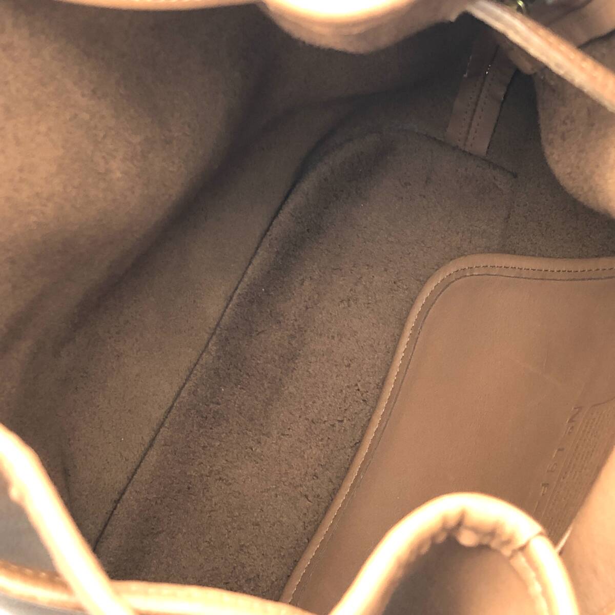 TY2824■COACH コーチ レザー ショルダーバッグ 巾着型 肩掛け 斜め掛け ブラウン オールドコーチ OLD COACH レディース_画像8