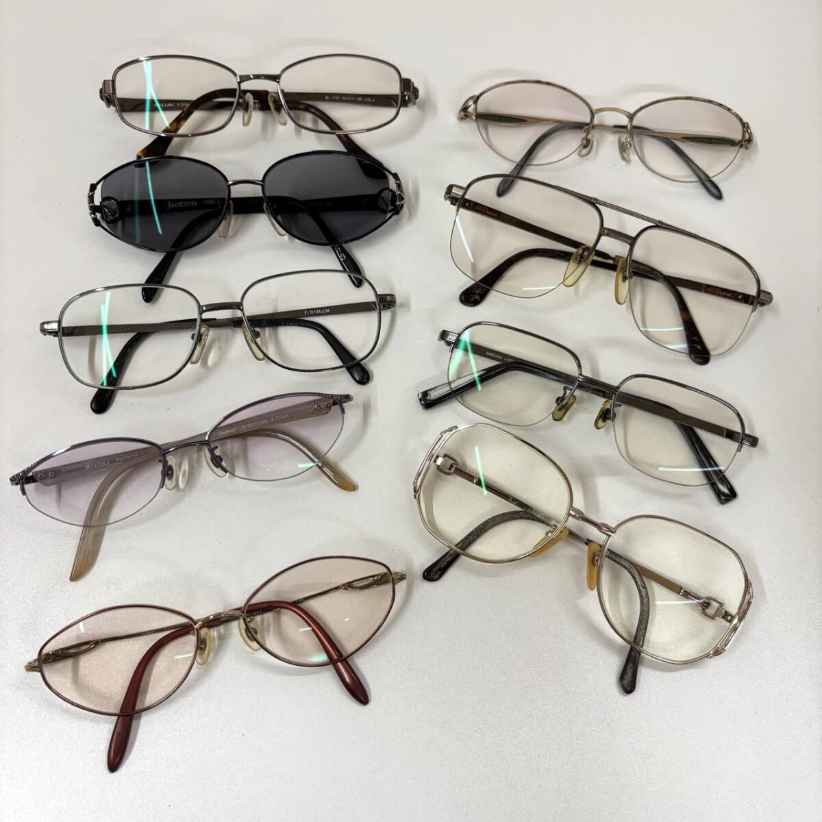 AY2850# очки много суммировать Jantzen BlackLabel S.T.Dupont YSL PRISMA др. бренд солнцезащитные очки 1 иен старт * очки с футляром 