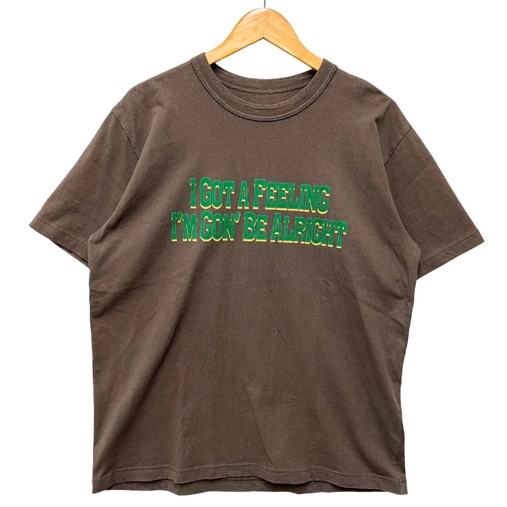 SACAI サカイ 品番 23-0527S フロッキー プリント 半袖Ｔシャツ ブラウン サイズ 4 正規品 / 52728_画像1