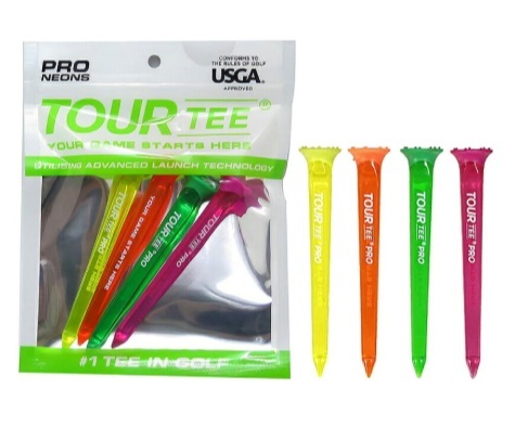 ツアーティー プロ Tour Tee Pro T-489 ネオン 4本パック_画像1