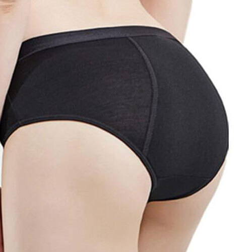 新品・未使用♪【XAZK】安定感とフィット感ある快適スタイル！ふんわり柔らか吸水サニタリー/黒/M★パンティ/ショーツ/レディース下着_画像10