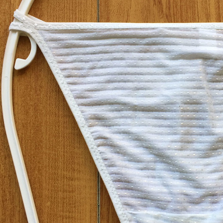 新品・未使用♪【特価★Secret Fruit】おしゃれでセクシーなレース♪サラサラ光沢生地も可愛い/水色/M★パンティ/ショーツ/レディース下着_画像9