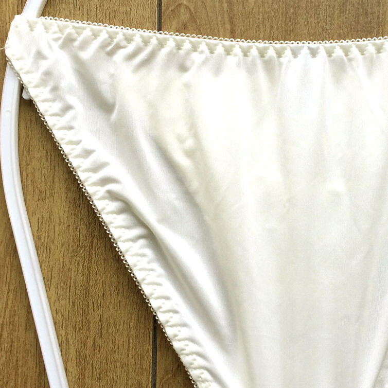 新品・未使用♪【SANEI】大ぶり花柄レースがめっちゃ綺麗~♪立体感あってエレガントなランジェ/白/M★パンティ/ショーツ/レディース下着_画像9