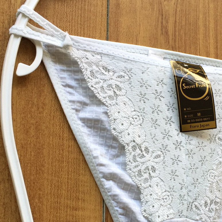 新品・未使用♪【特価★Secret Fruit】おしゃれでセクシーなレース♪サラサラ光沢生地も可愛い/水色/M★パンティ/ショーツ/レディース下着_画像7