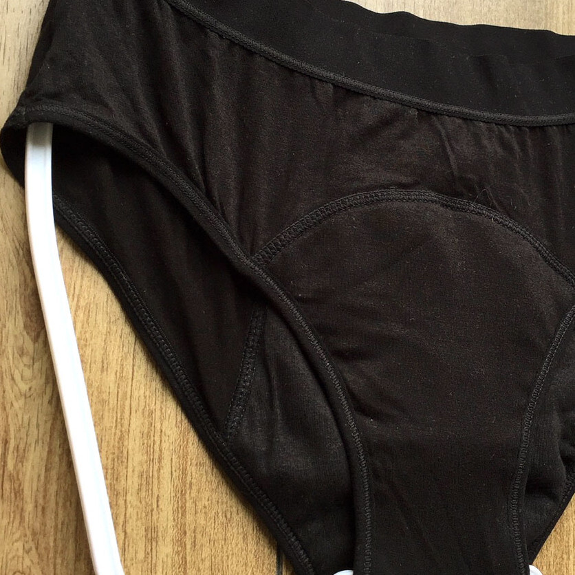 新品・未使用♪【XAZK】安定感とフィット感ある快適スタイル！ふんわり柔らか吸水サニタリー/黒/M★パンティ/ショーツ/レディース下着_画像7
