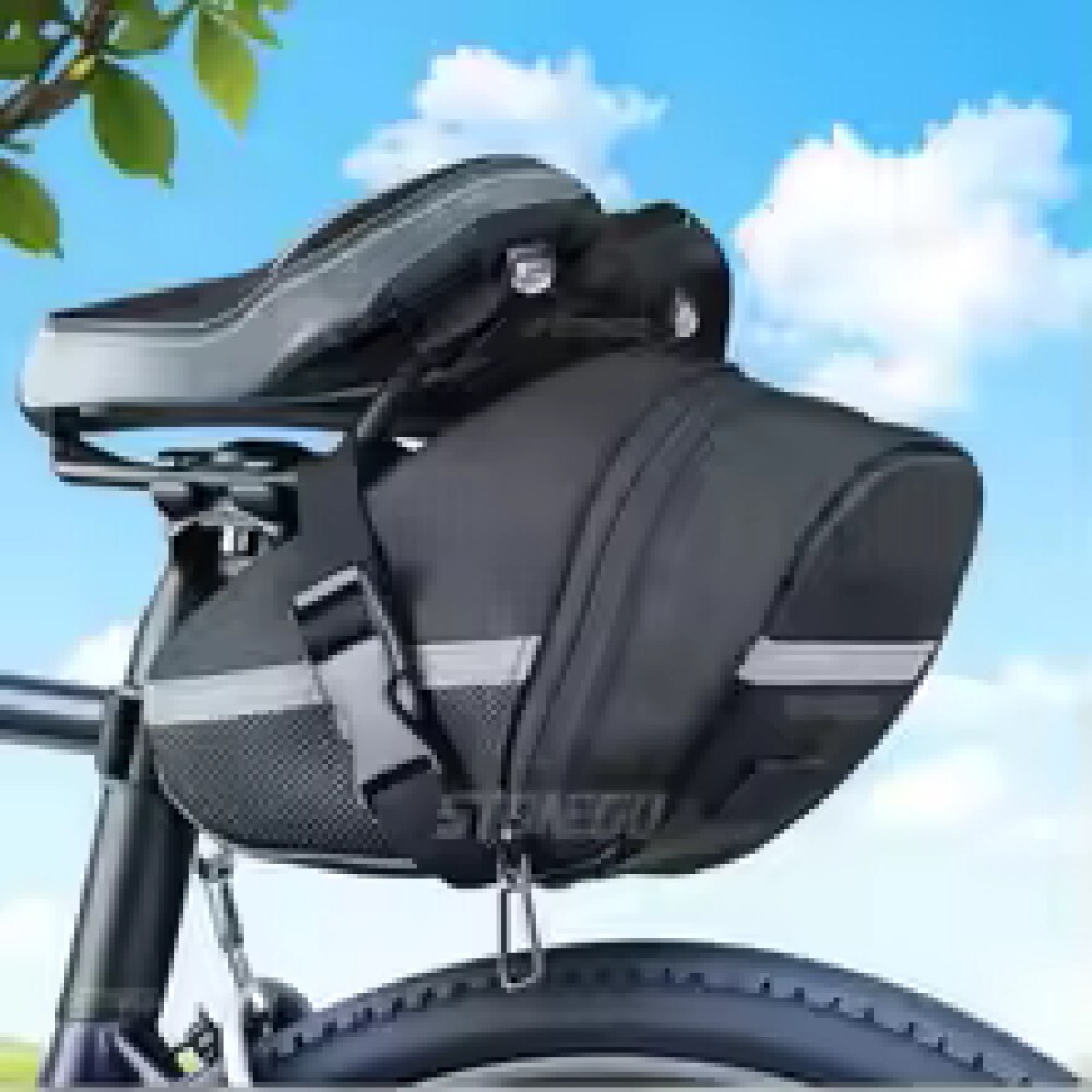  велосипед для подседельная сумка подставка сумка защита от дождя отражающий полоса горный велосипед сиденье велоспорт сумка touring 