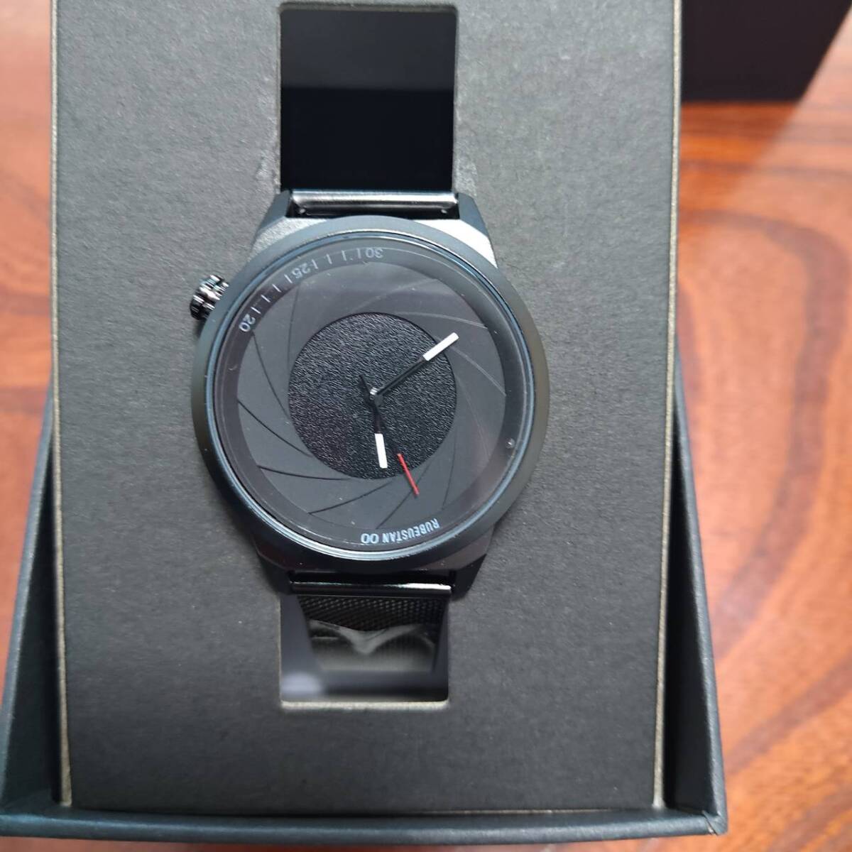 RUBEUSTAN ルビウスタン 防水 メンズ クォーツ腕時計_画像4