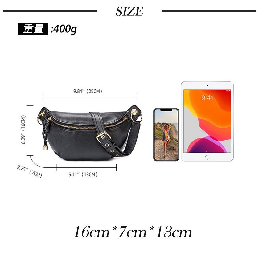 ボディバッグ・ウエストポーチ　ホワイト _画像4