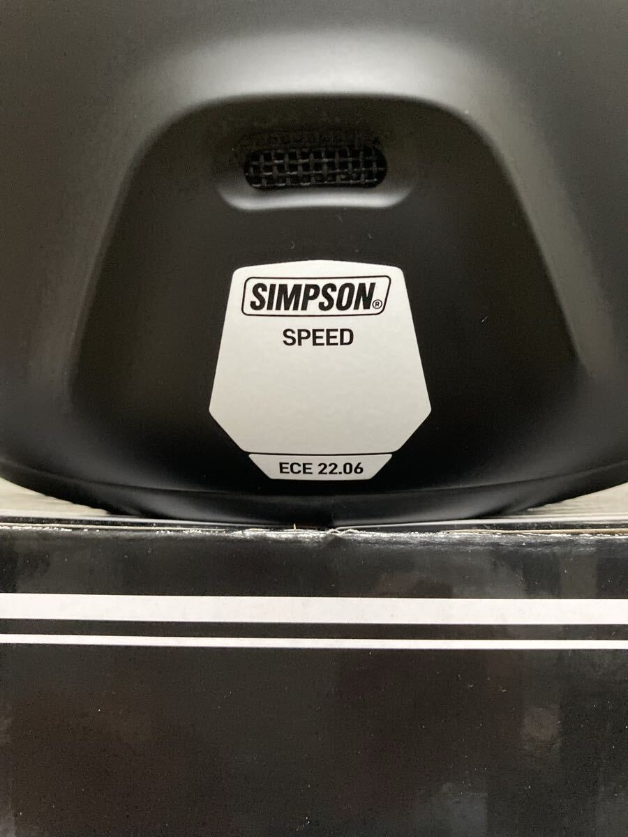 SIMPSON скорость Bandit шлем ( матовый черный ) XL размер 