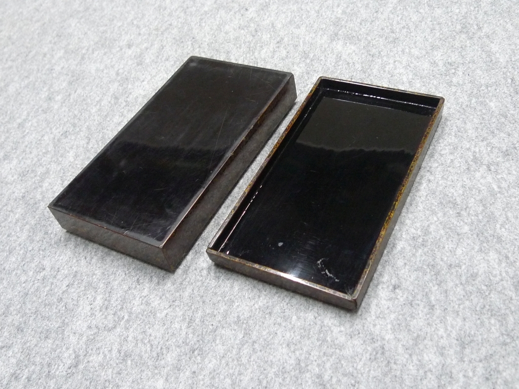 2点セット 津軽塗 伝統工芸 小物入れ 筆入れ 小箱 ペンケース_画像7