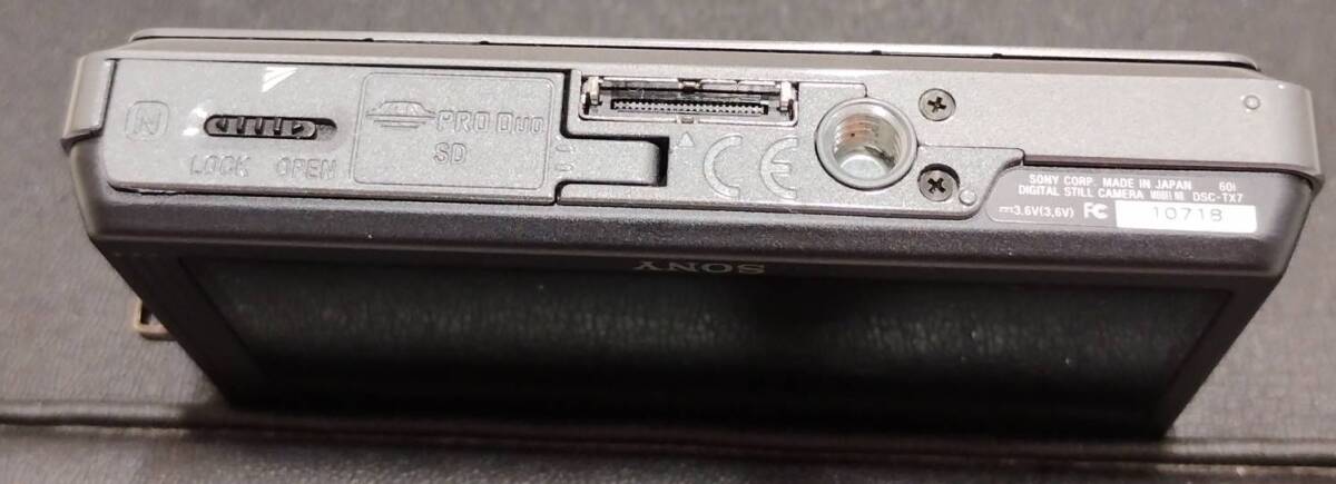6890 SONY Cyber shot サイバーショット コンパクト デジタルカメラ DSC-TX7 動作未確認_画像5