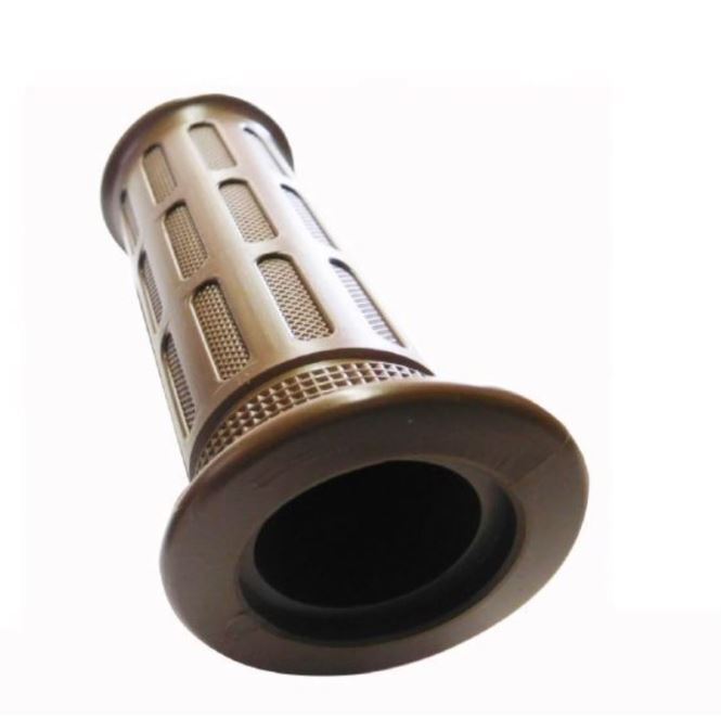 C50 AA01 リトルカブ 純正グリップ左右セット ブラウン 茶色 送料600円_画像2