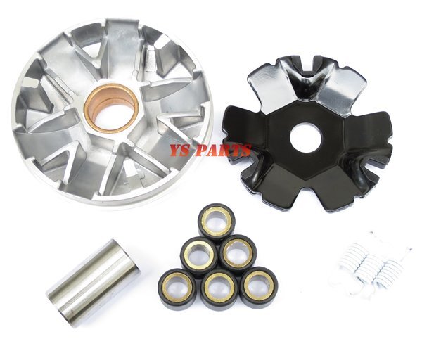 [正規品]ライブディオZX/ライブディオJ[AF34/AF35]横綱ハイスピードプーリー[ウエイトローラー6個+ランププレート+プーリーボス付]_画像3