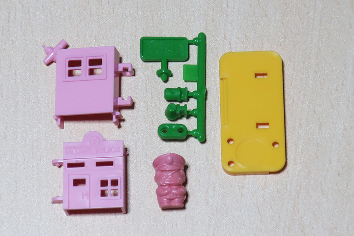 森永チョコスナック Dr.スランプ アラレちゃん ペンギン村警察署 箱付き 未組立品 鳥山明 食玩 80年代 ドクタースランプ 少年ジャンプ_画像2