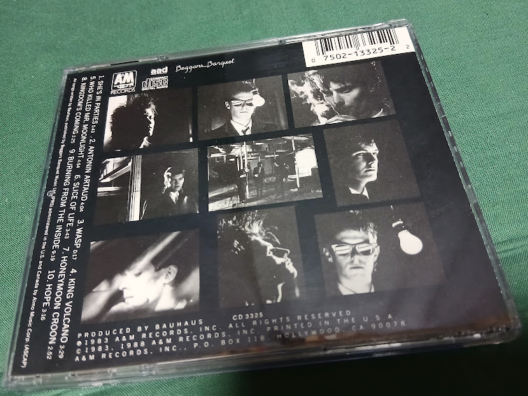 BAUHAUS バウハウス◆『BURNING FROM THE INSIDE』US盤CDユーズド品_画像3