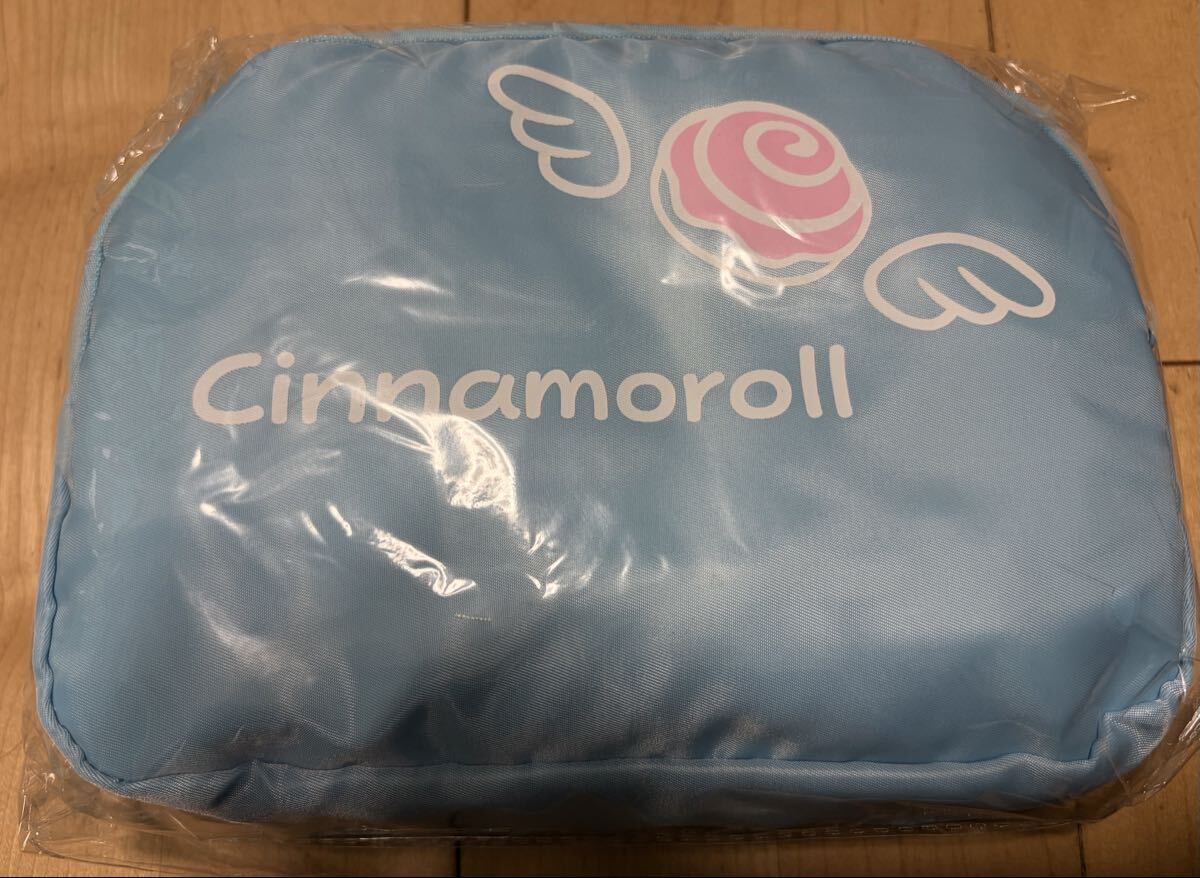 シナモロール 折りたたみ リュック サンリオ コンパクト デイパック キャリーオン 水色 匿名配送 送料 230円_画像6