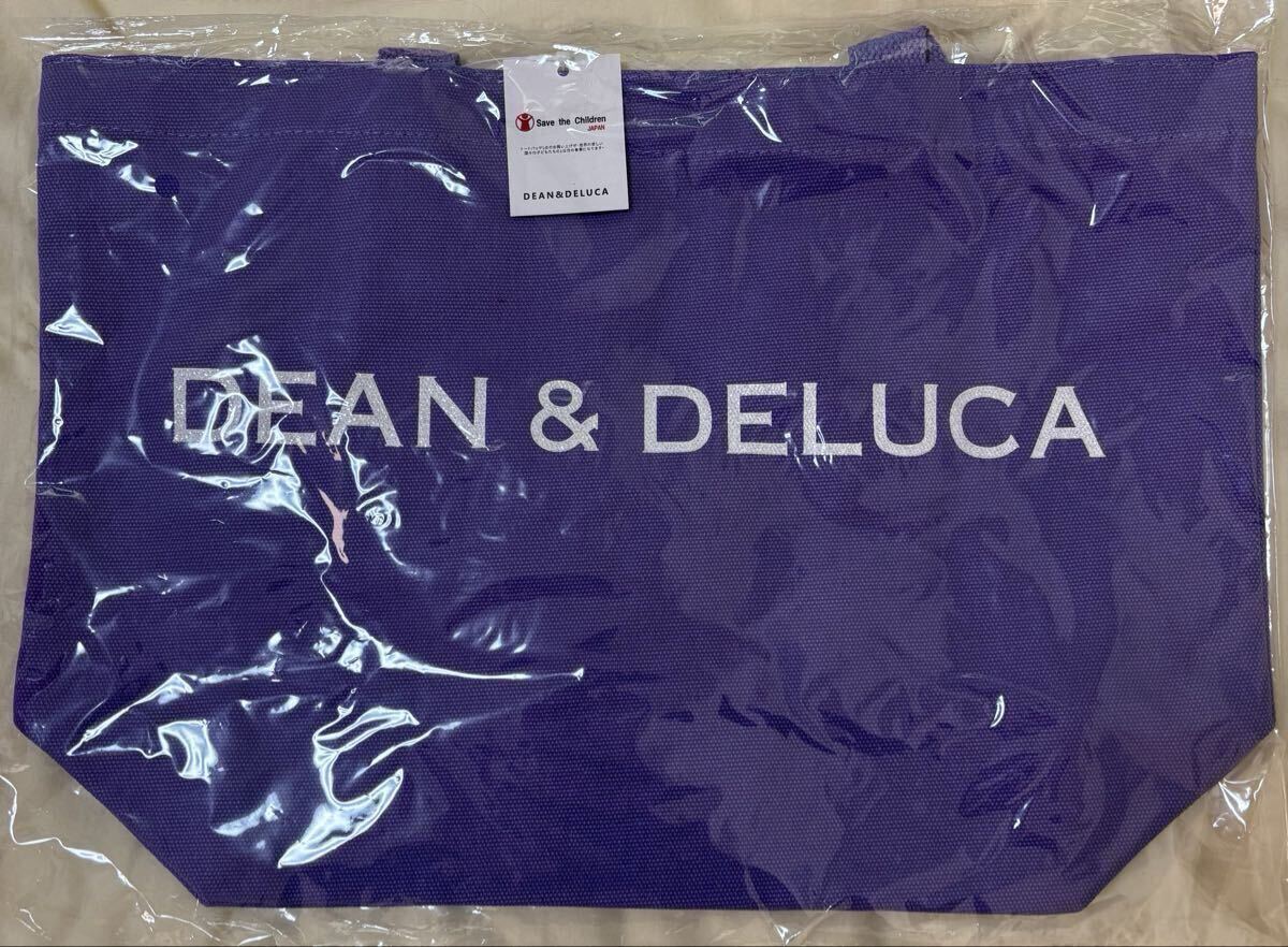 限定カラー　DEAN&DELUCA トートバッグ　パープル　Lサイズ_画像1
