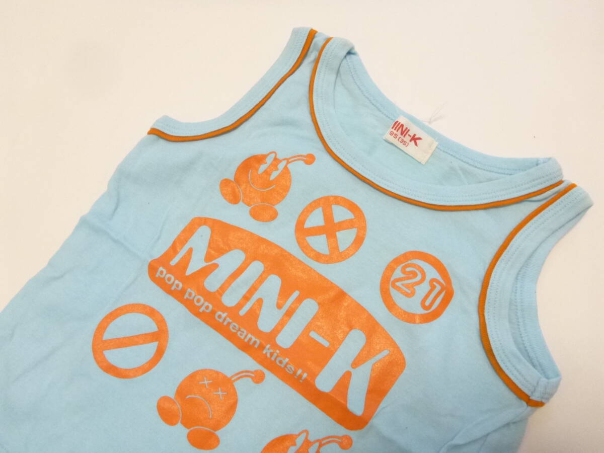  очень красивый товар MINI-K Mini ke-* бледно-голубой майка 95