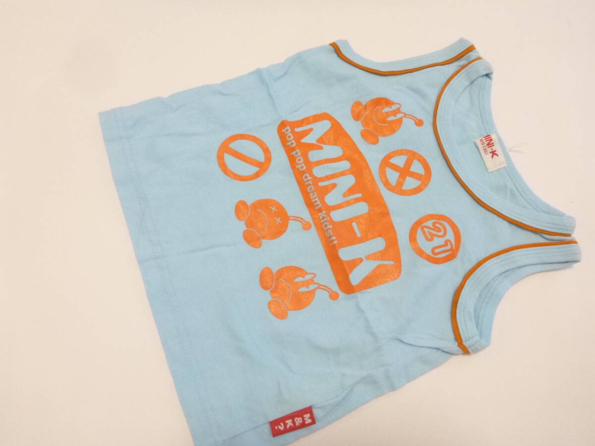  очень красивый товар MINI-K Mini ke-* бледно-голубой майка 95