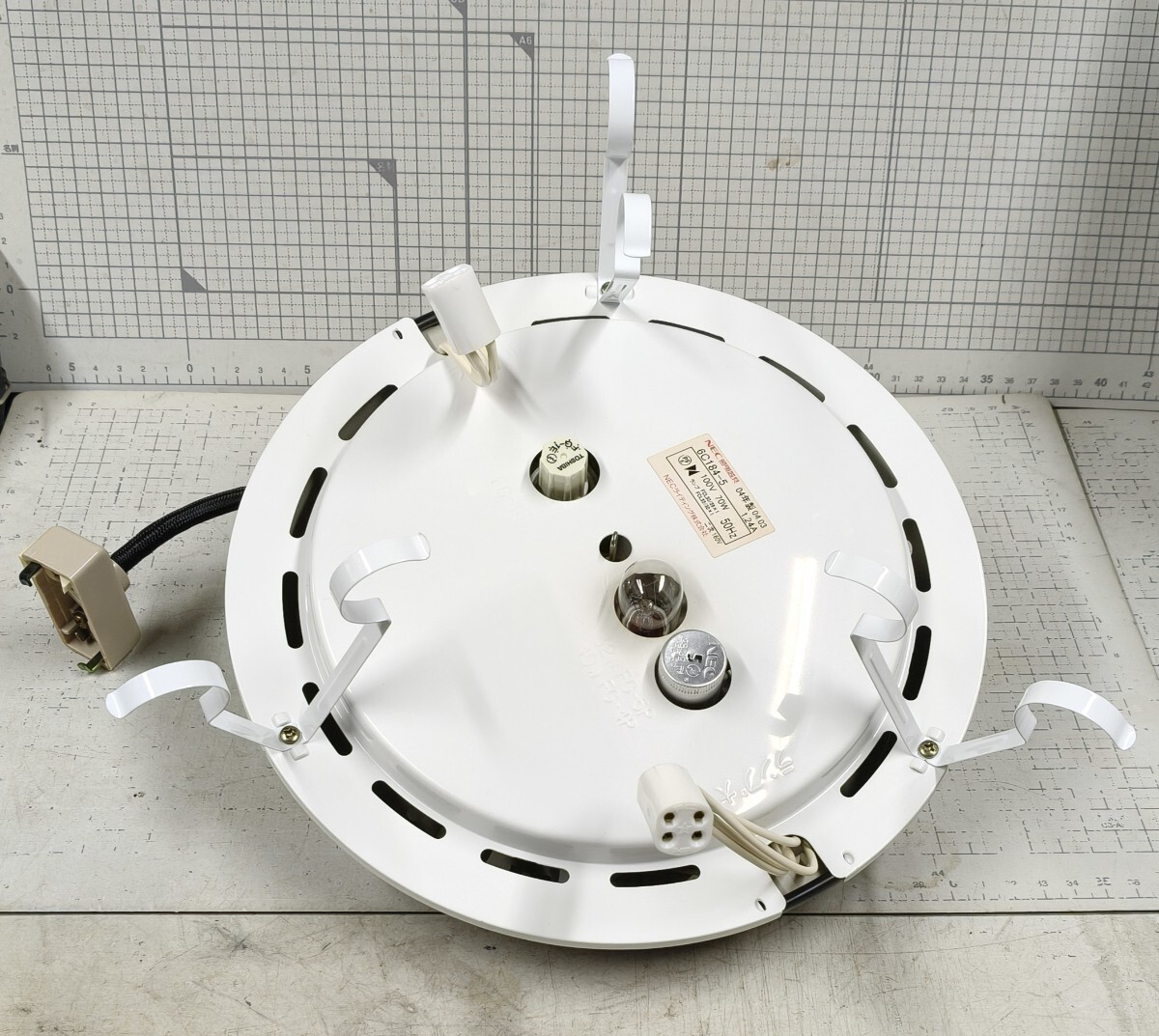 NEC/和風/シーリングライト/照明器具/天井照明/6C184-5/100v 50Hz用/中古品_画像3