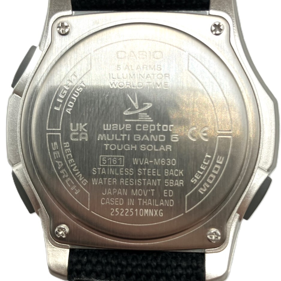 CASIO カシオ ウェーブセプター WVA-M630B 腕時計 ソーラー_画像4