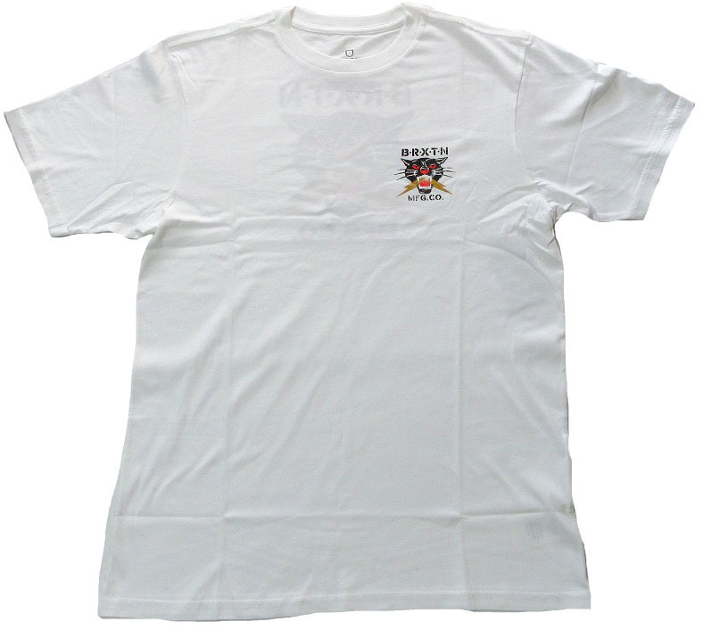 BRIXTON ブリクストン SPARKS Tシャツ Lサイズ 白 ホワイト 半袖_画像1