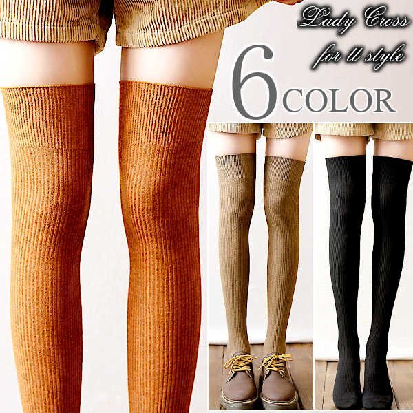 ニーハイソックス 太もも丈 ハイソックス セクシー 靴下 ロング カラフル スタンダード レディース 美脚 高品質 7カラー_画像2