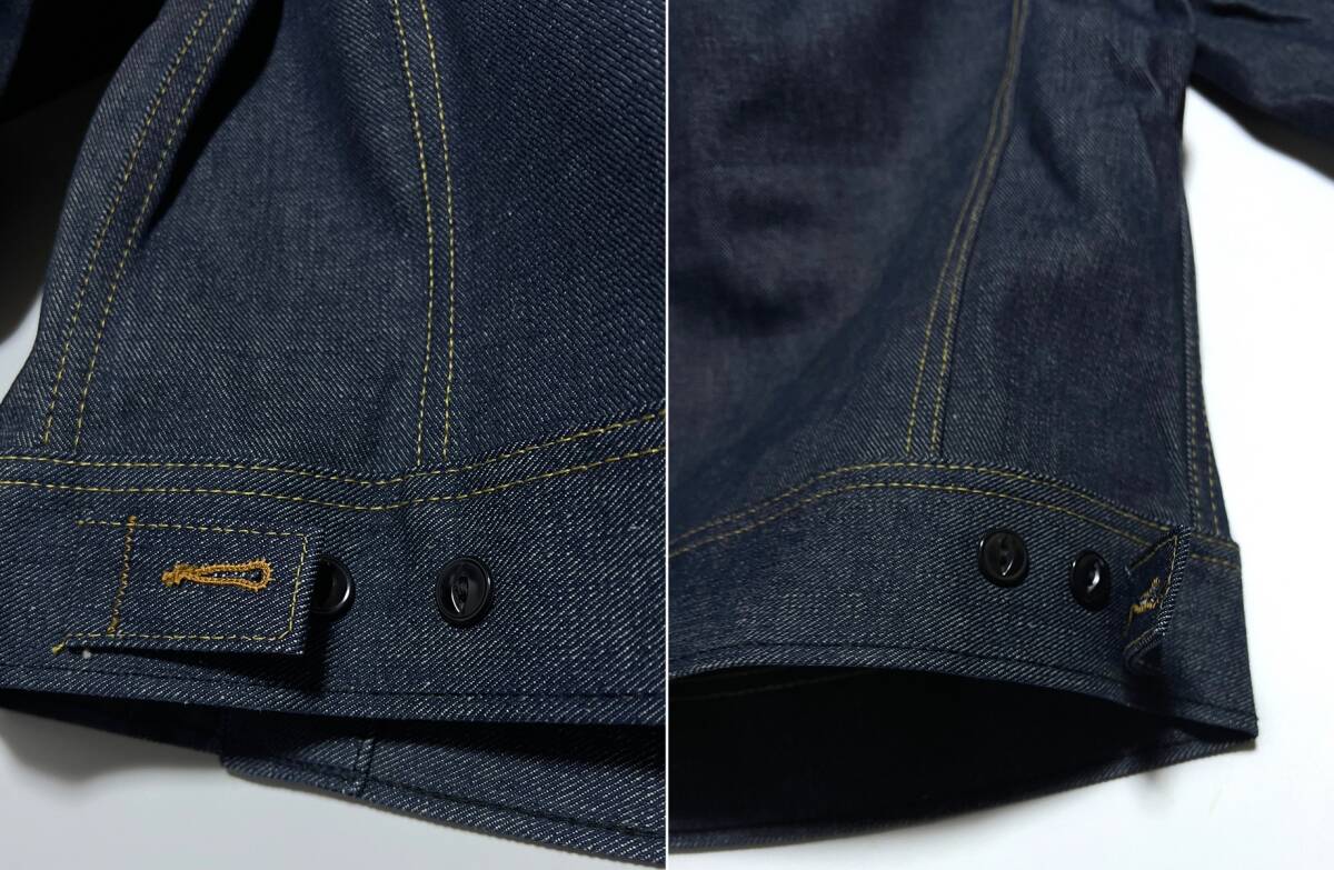 70s ヴィンテージ 未使用 デッドストック Lee 220 デニムジャケット 38 LOMG 220-0041 USA製 220j 新品 _画像9