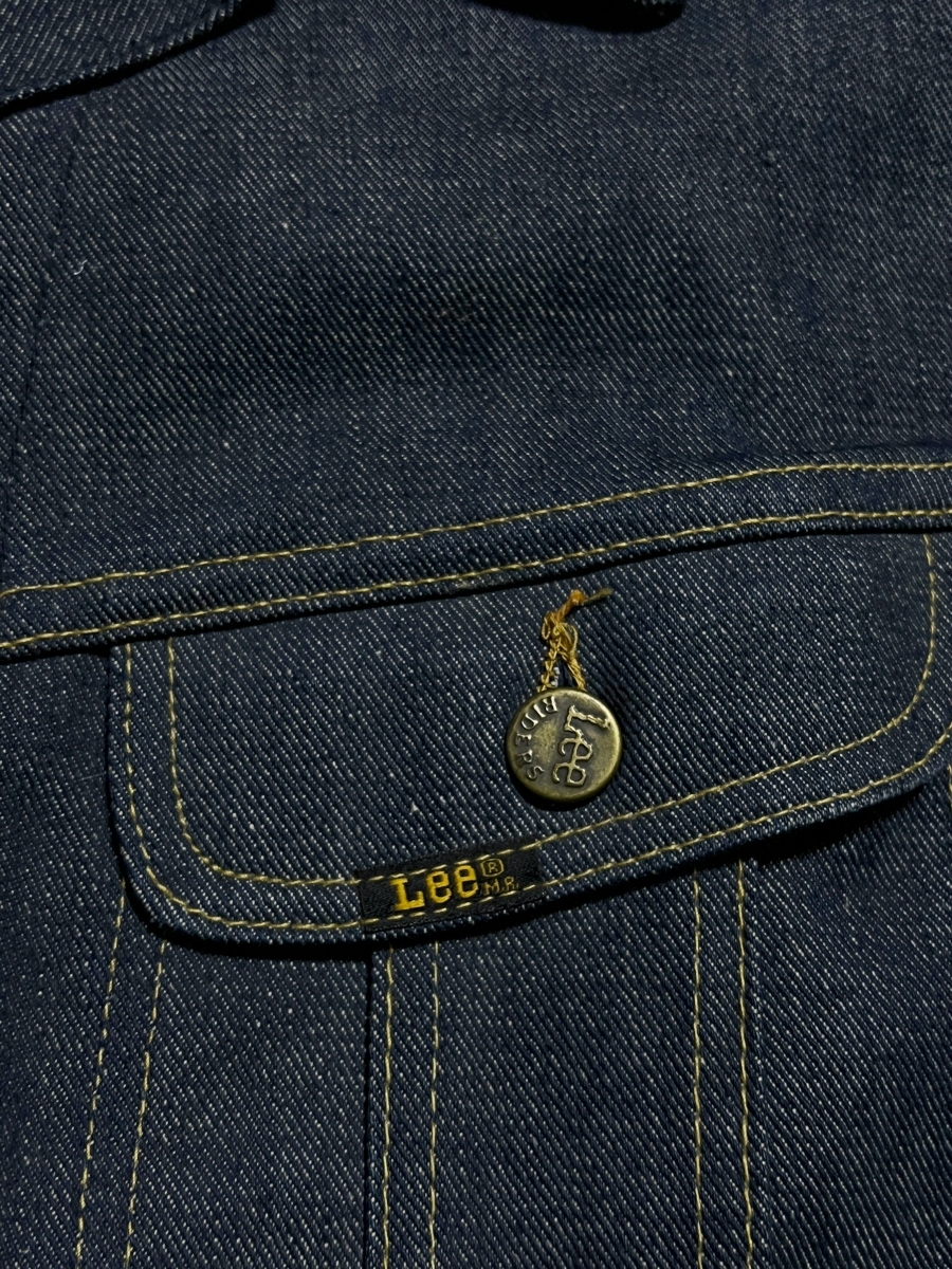 70s ヴィンテージ 未使用 デッドストック Lee 220 デニムジャケット 38 LOMG 220-0041 USA製 220j 新品 _画像8