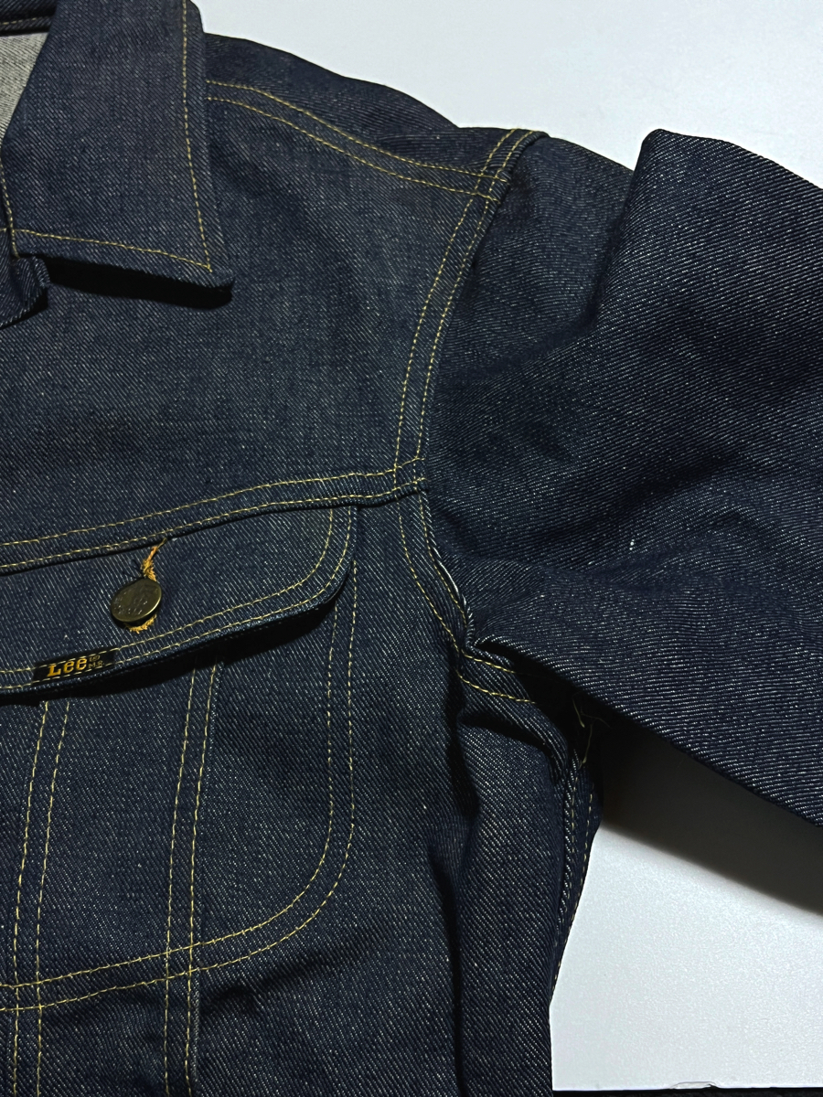 70s ヴィンテージ 未使用 デッドストック Lee 220 デニムジャケット 38 LOMG 220-0041 USA製 220j 新品 _画像4
