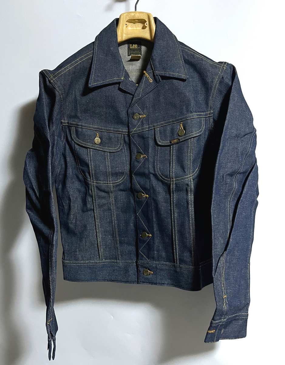 70s ヴィンテージ 未使用 デッドストック Lee 220 デニムジャケット 38 LOMG 220-0041 USA製 220j 新品 _画像1