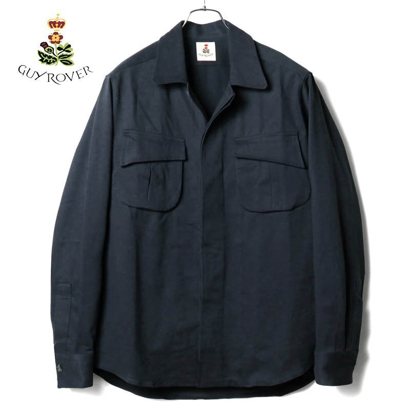 GUY ROVER(ギローバー) / コットンストレッチギャバジンミリタリーシャツジャケット(3750GR654) [guy2520022-L]_画像1