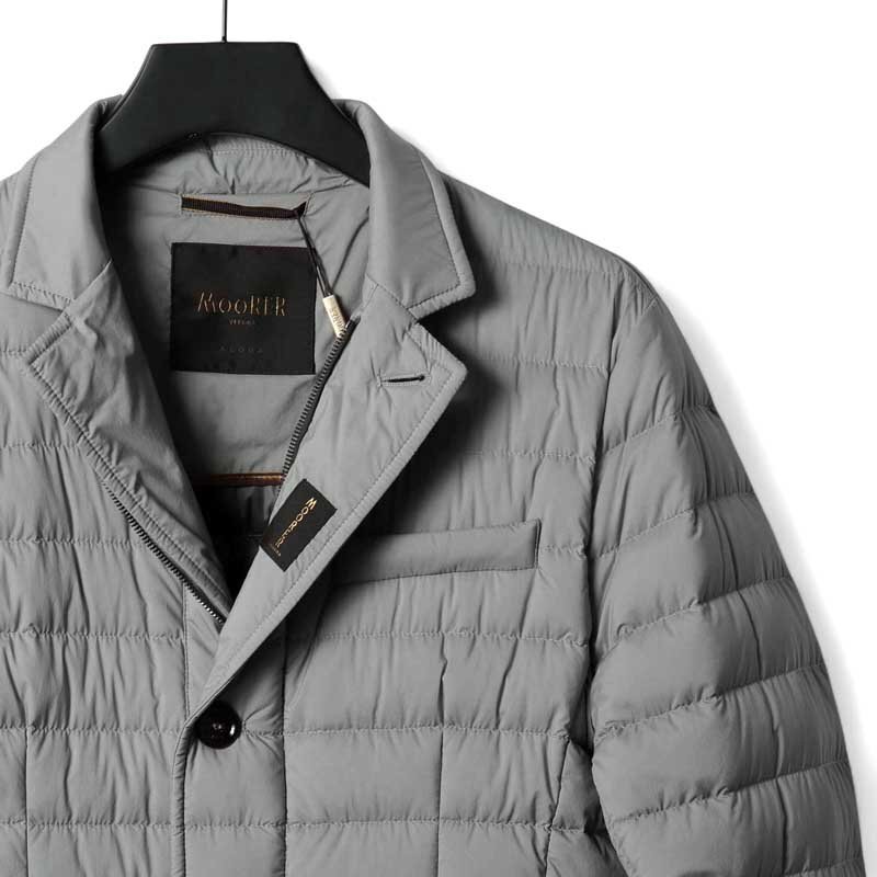 MooRER(ムーレー) / 撥水軽量ストレッチマットナイロン3Bダウンジャケット(ZAVYER-S3) [mor2520061-46]_画像4