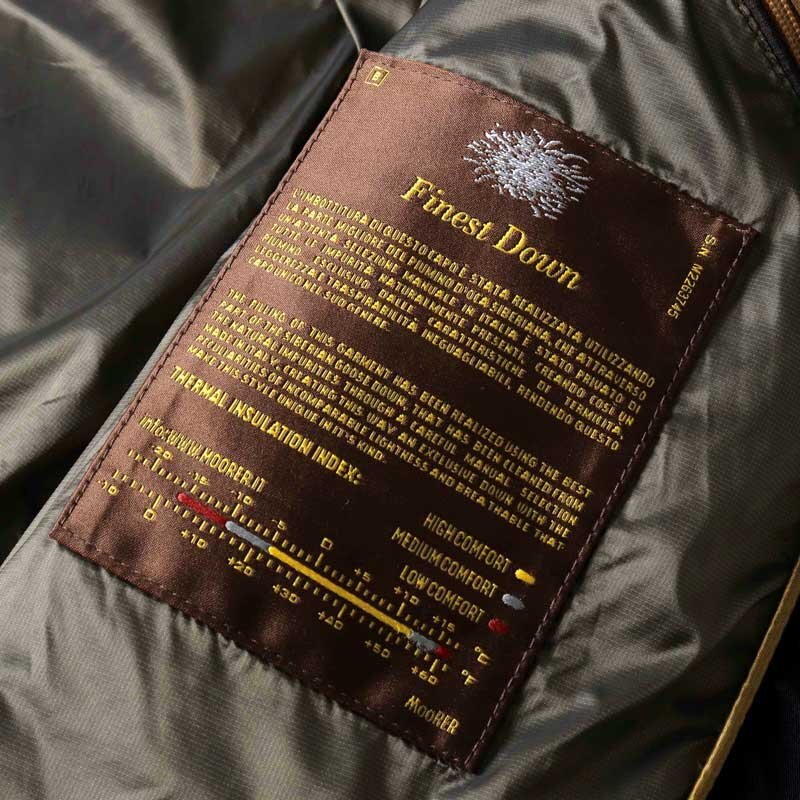 MooRER(ムーレー) / ウールフランネル×ニット×ツイル異素材コンビ2WAYフーデッドダウンジャケット(BENSO-FF) [mor2520142-46]_画像9