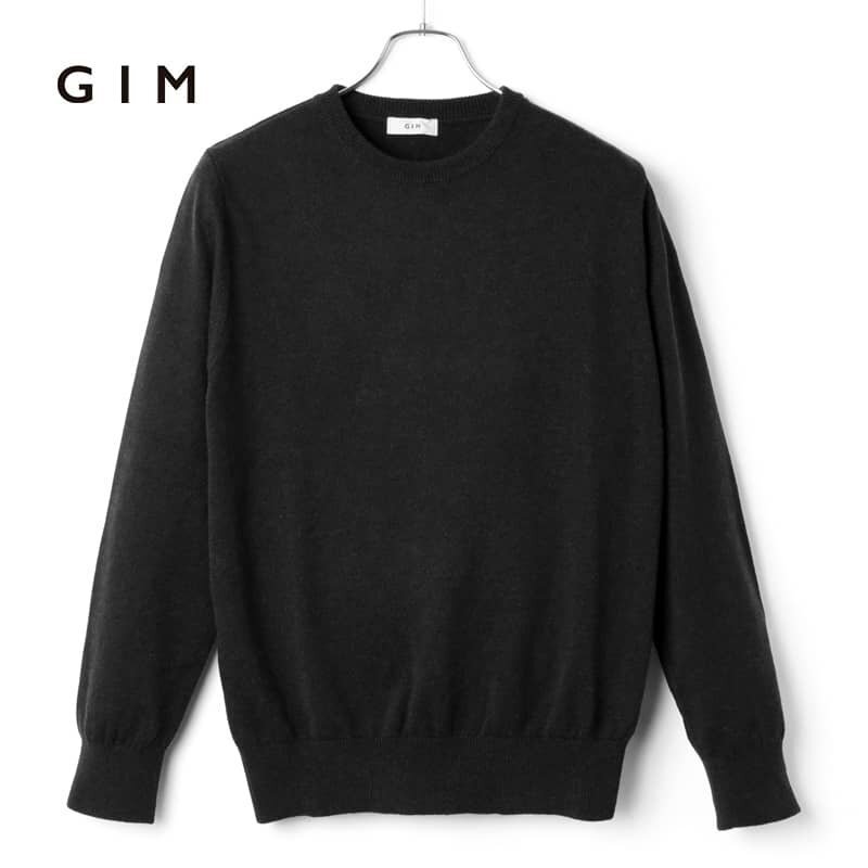 GIM(ジム) / カシミヤシルク12Gクルーネックニット [gim2470083-M]_画像1
