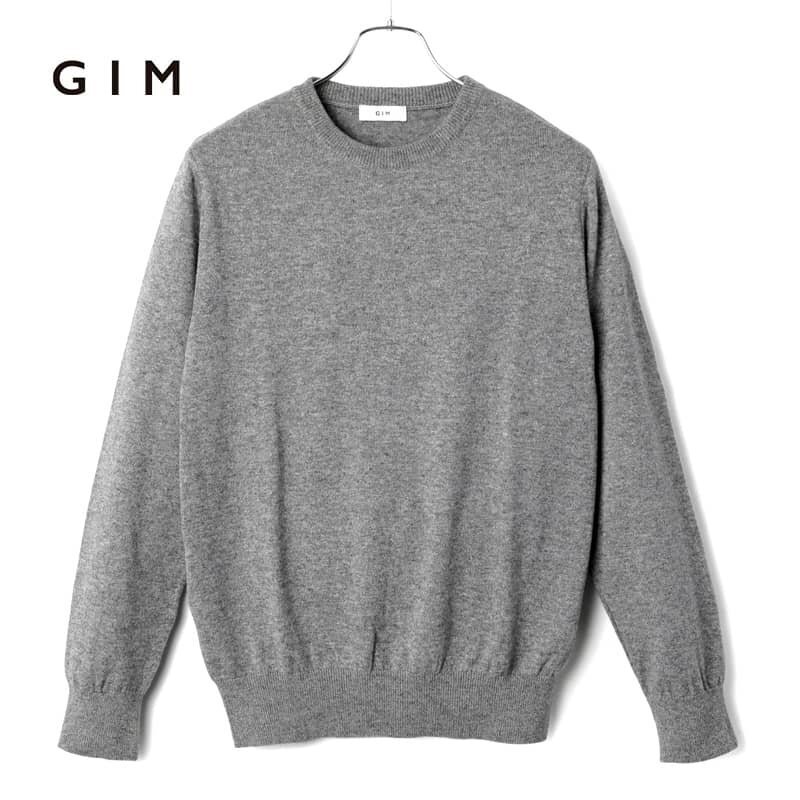 GIM(ジム) / カシミヤシルク12Gクルーネックニット [gim2470082-L]_画像1