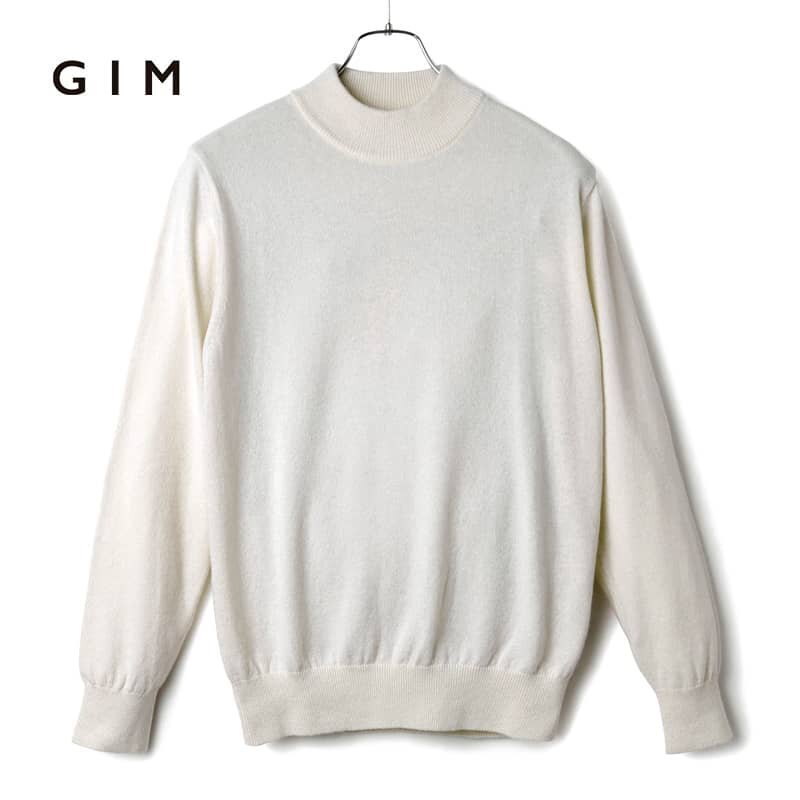 GIM(ジム) / カシミヤシルク12Gモックネックニット [gim2470091-M]_画像1