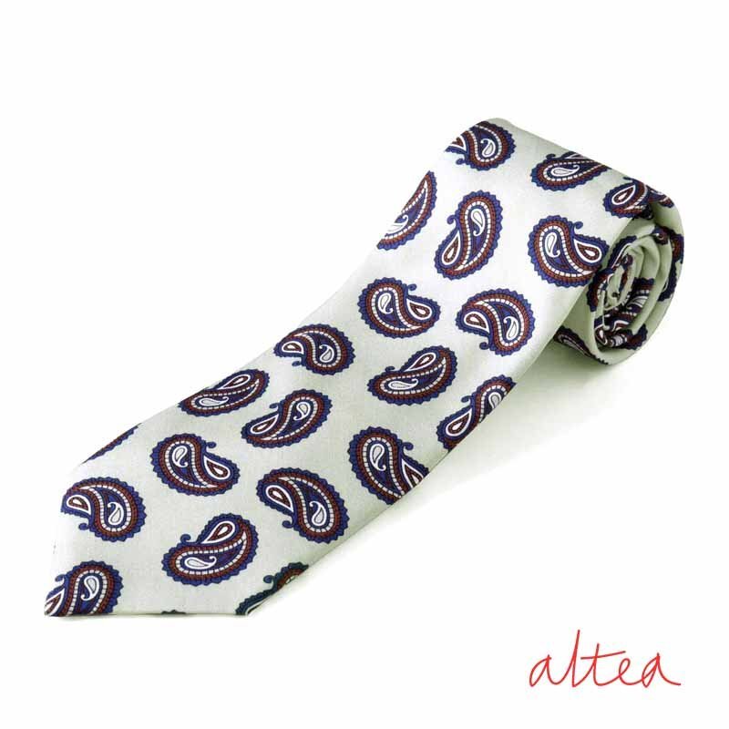 altea(アルテア) / ペイズリー柄プリントシルクネクタイ(2519048) [alt2510041]_画像1