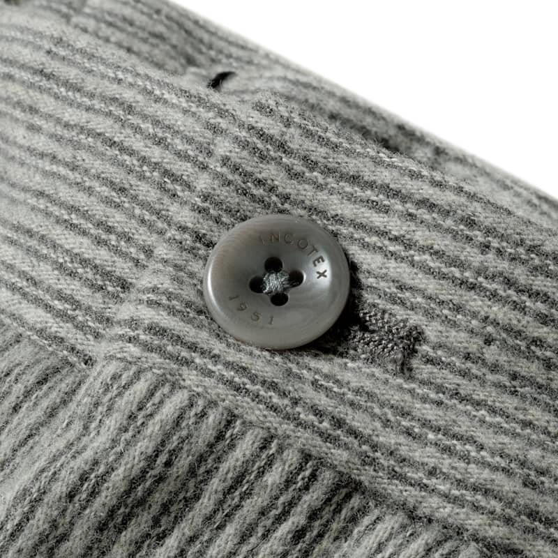 INCOTEX(インコテックス) / ウールカシミヤストライプ柄ウエストシャーリング1プリーツパンツ(88型/TAPERED FIT) [itx2360102-52]_画像4