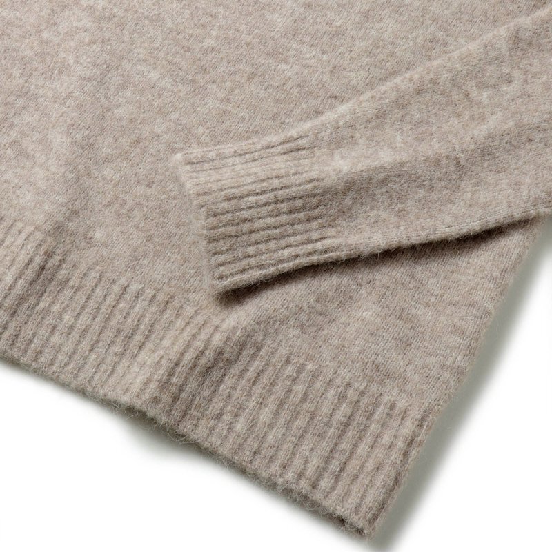 BALLANTYNE(バランタイン) / アルパカウールナイロンミドルゲージクルーネックシャギーニット(B2P000 7W091) [brt2520011-46]_画像4