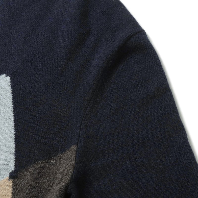 BALLANTYNE(バランタイン) / アーガイル柄ウールハイゲージクルーネックニット(B2P000 12WF2) [brt2530031-48]_画像6