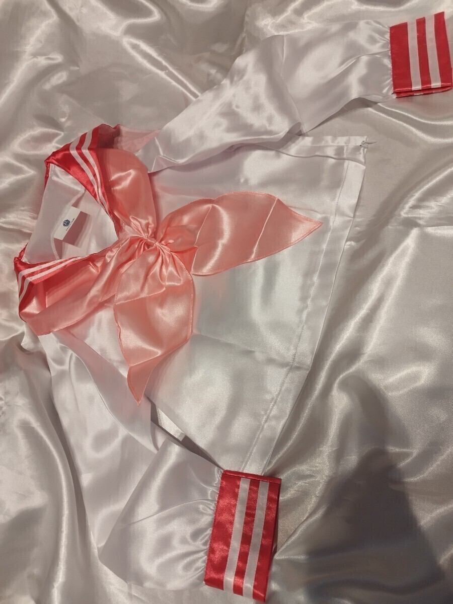 サテン　超光沢　 セーラー服　コスプレ　衣装_画像2