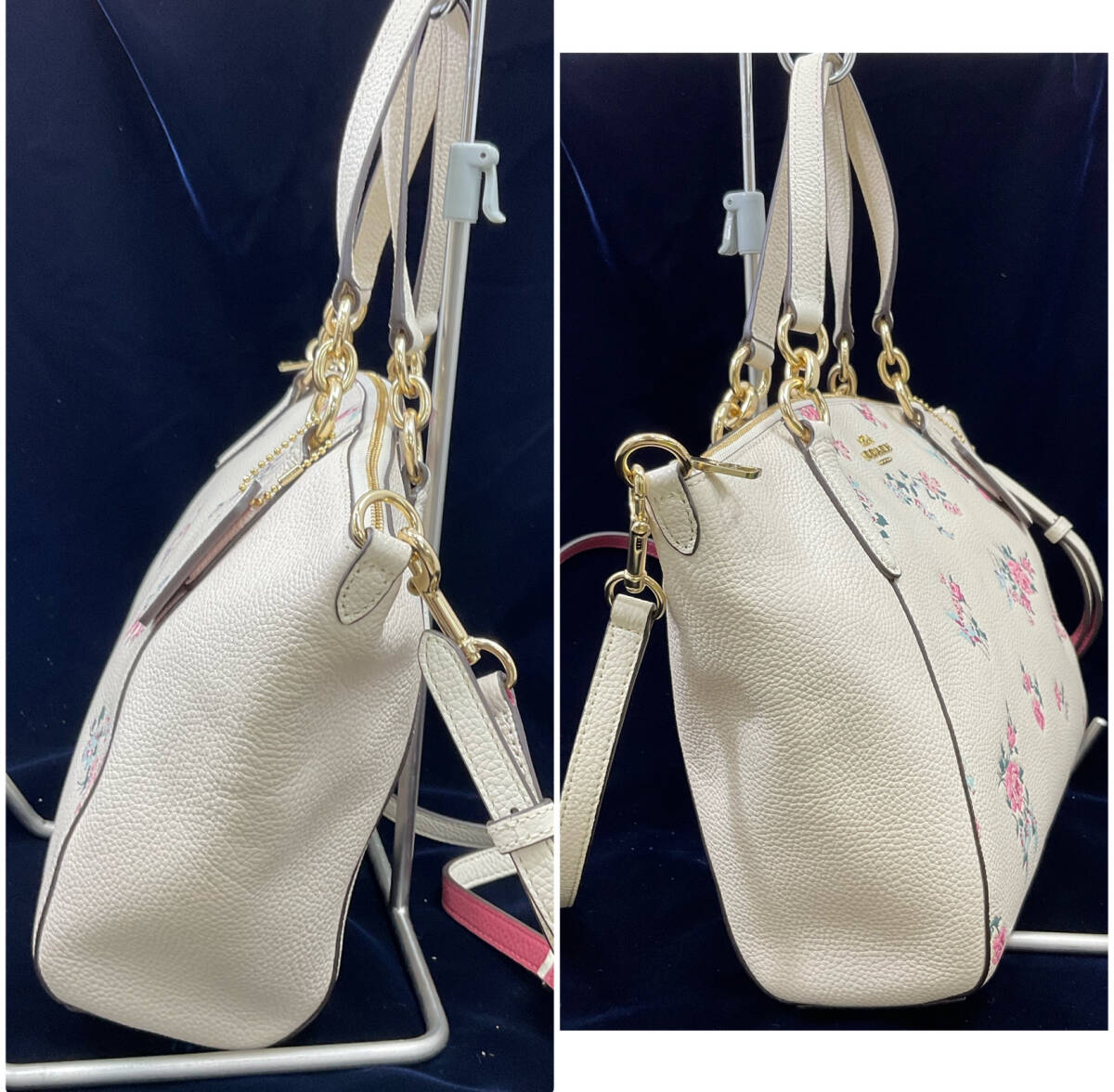 【未使用に近い】COACHコーチ 2WAY ショルダーバッグ ハンドバッグ F25875 ケアカード(C260)_画像6