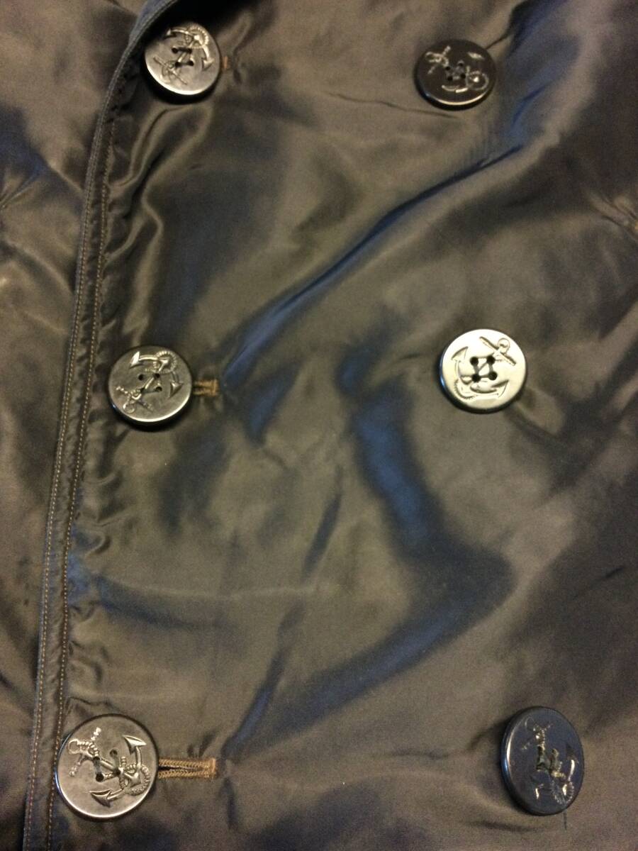 BUZZ RICKSON‘S バズリクソンズ Pコート コート ジャンパー 表記Mサイズ 黒色_画像4