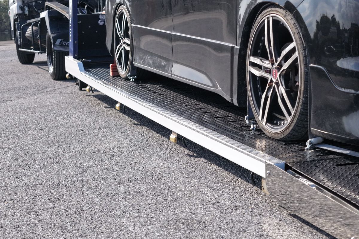 H27 キャンター 検)R8/2 ターボ AT 極東フラトップ タイヤ固縛 アオリレス リアゲート斜め固定 電動格納ミラー ETC 積載車 フルフラット_画像5